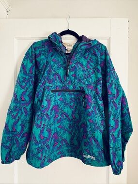 L.L. Bean Japan Edition School of Fish Pullover Anorak Jacket